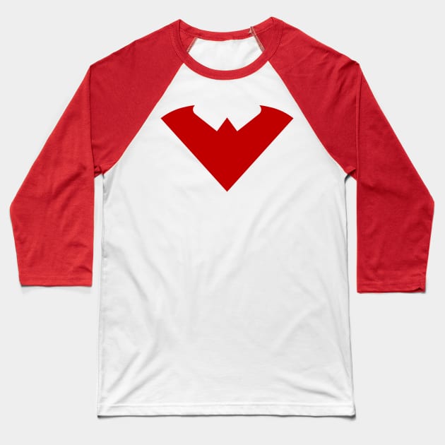 Grayson (red) Baseball T-Shirt by blinky2lame